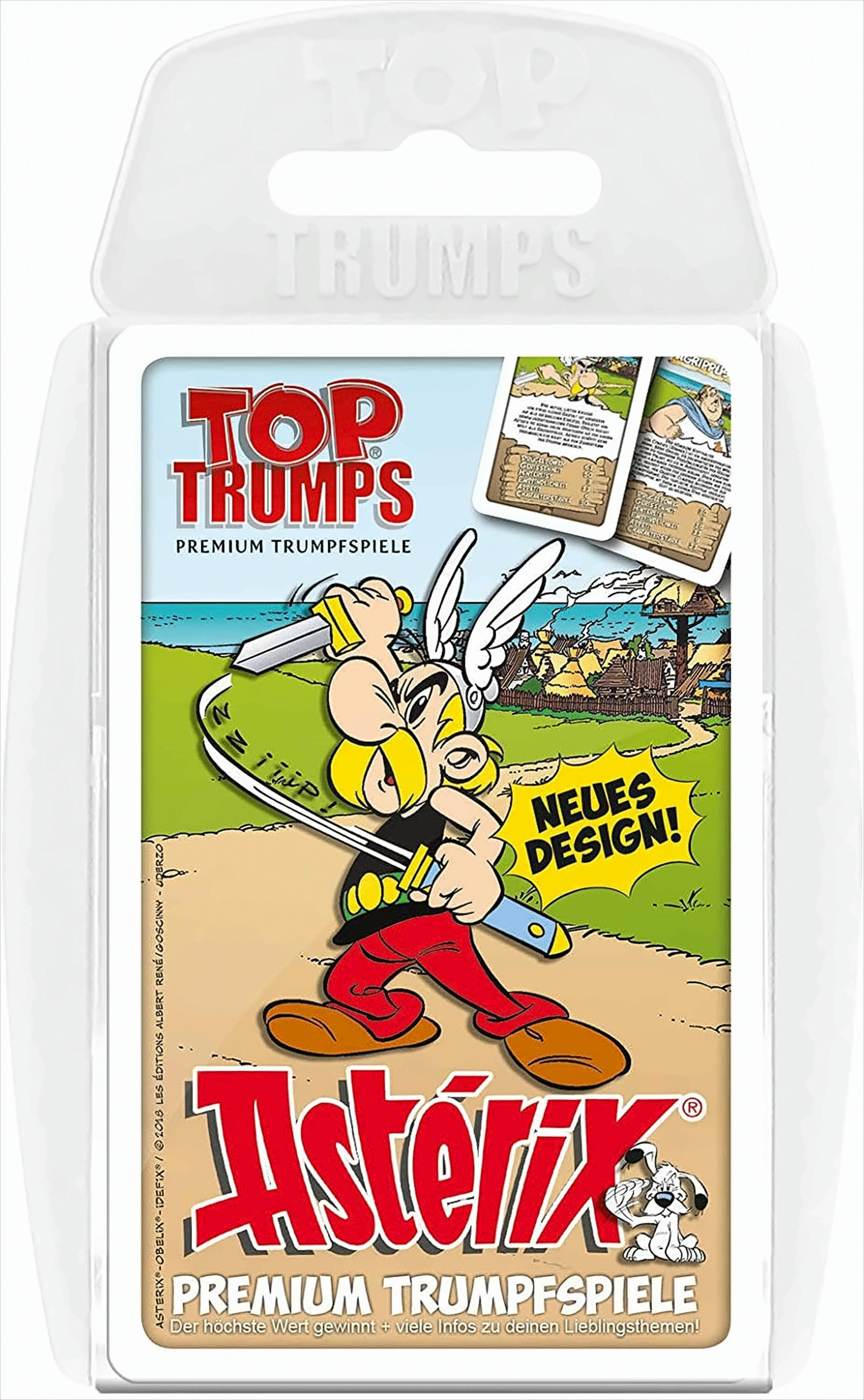 Winning Moves Top Trumps Asterix Spiel Karten Quartett Quartettspiel Kartenspiel 63087