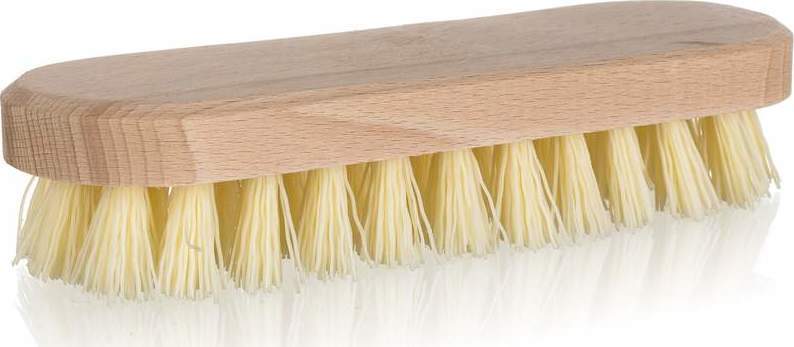 BRILANZ Bodenrechen aus Holz, Bankett Serie, mit sehr starken Borsten, 18 x 6 x 4 cm