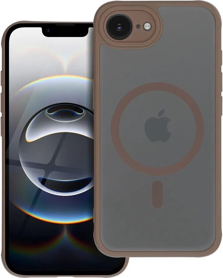 Full Matte Mag Cover Case s MagSafe iPhone 16e Brown