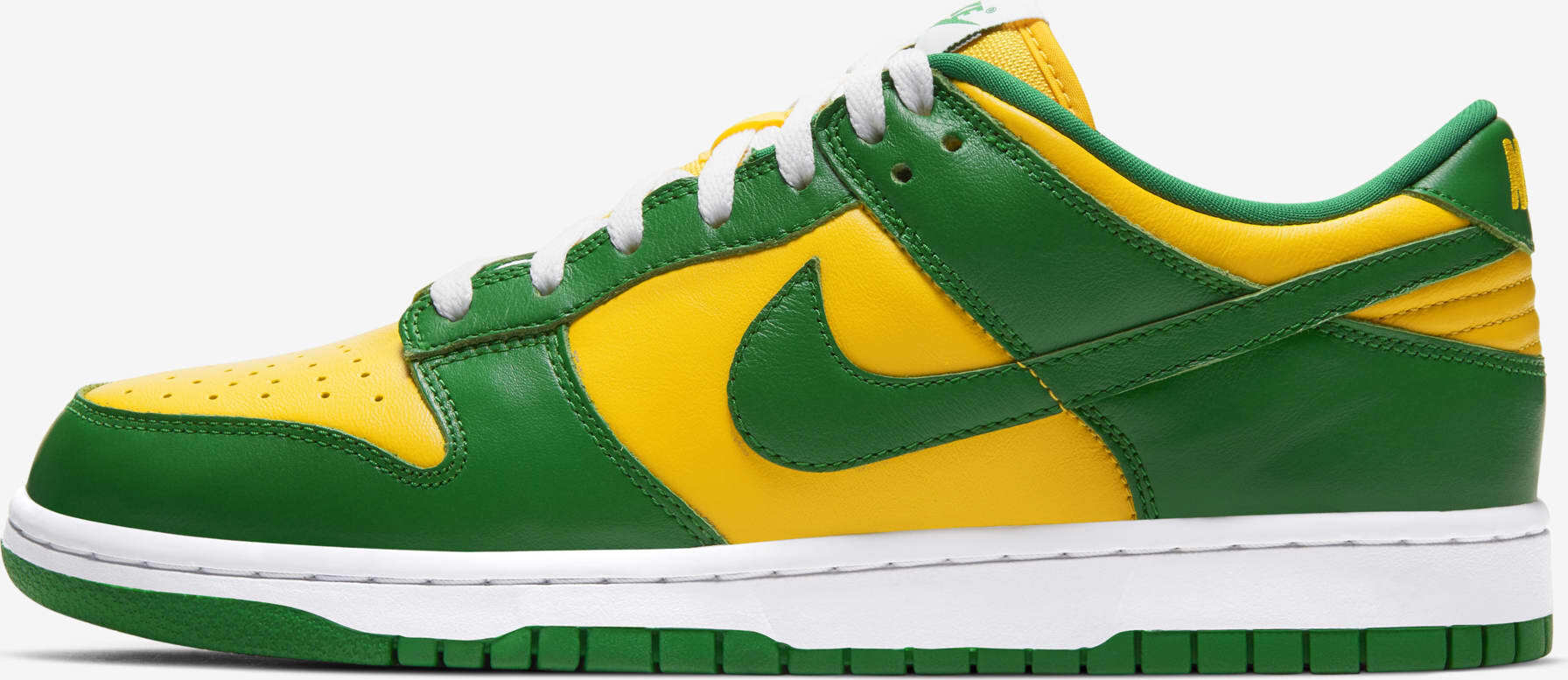 Nike Dunk Low Brazil "Pine Green Varsity Maize", veľkosť: 39