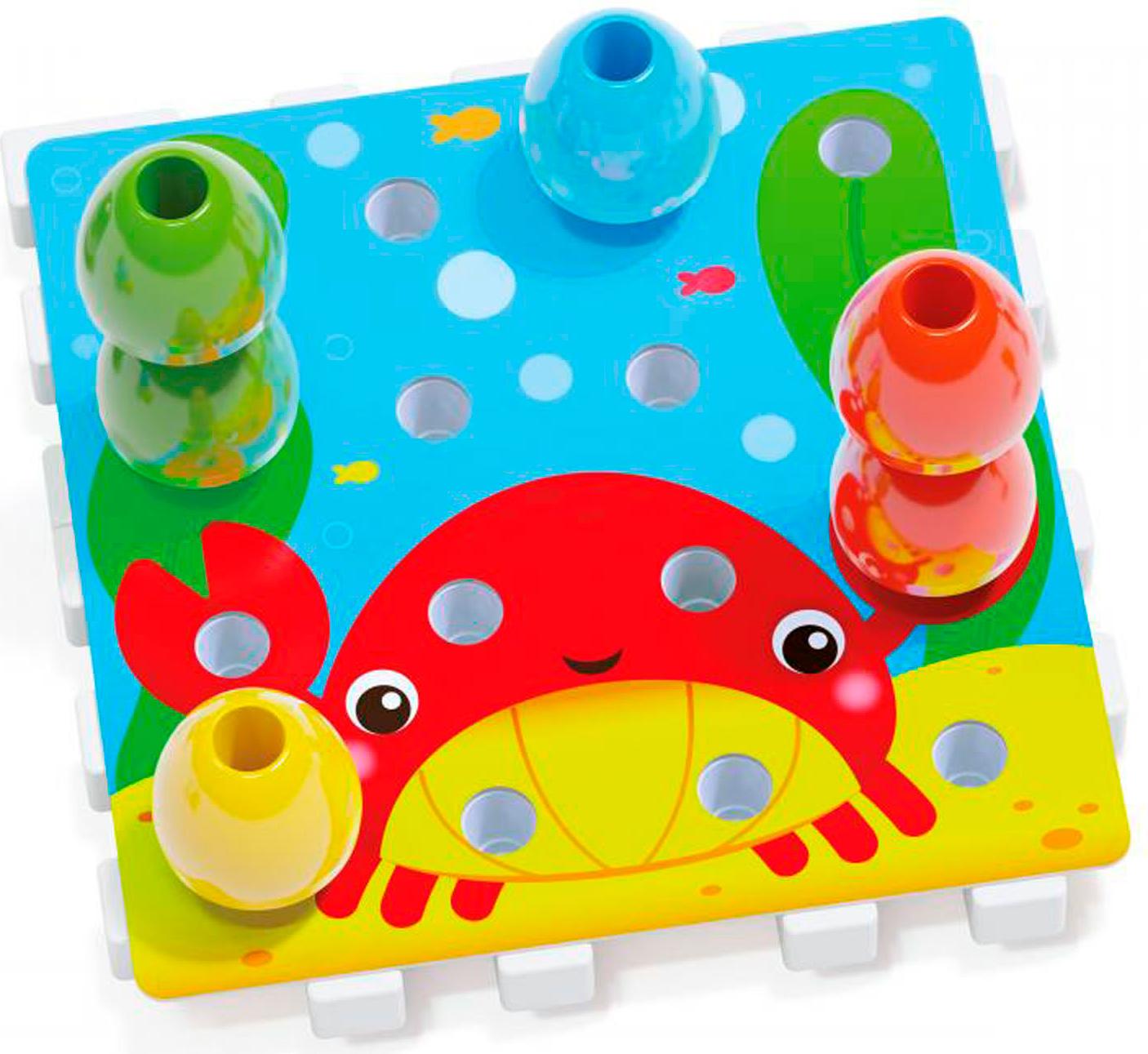 Quercetti Jumbo Steckstifte Motorikspielzeug 20-teilig bunt 02270