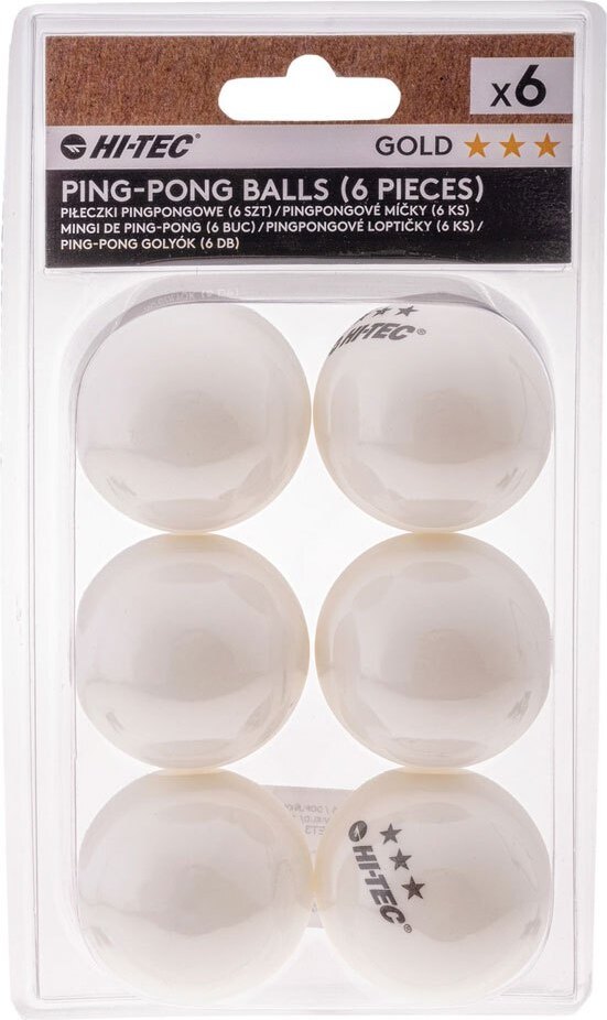 Hi-tec Bali Tischtennisbälle Weiß Weiß One Size M000163817-ONE SIZE