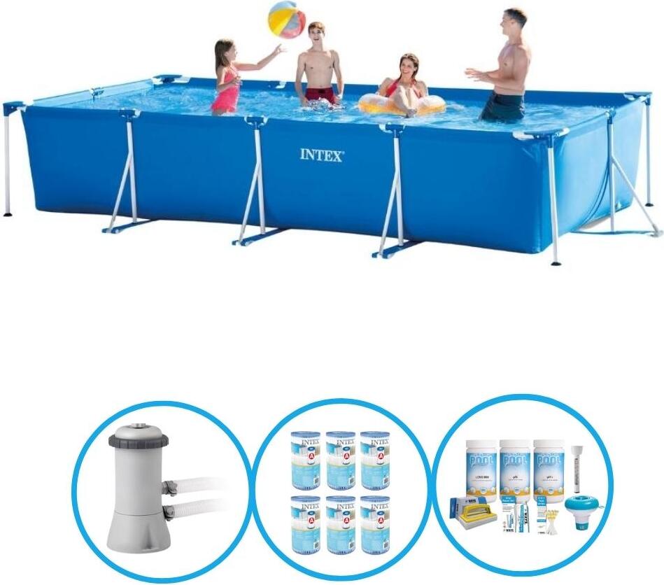 Obdĺžnikový rám bazéna Intex - balenie bazéna - 450x220x84 cm