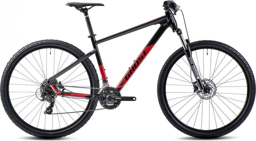 GHOST Kato 27.5 AL black/ riot red - glossy Größe S 93KA1001