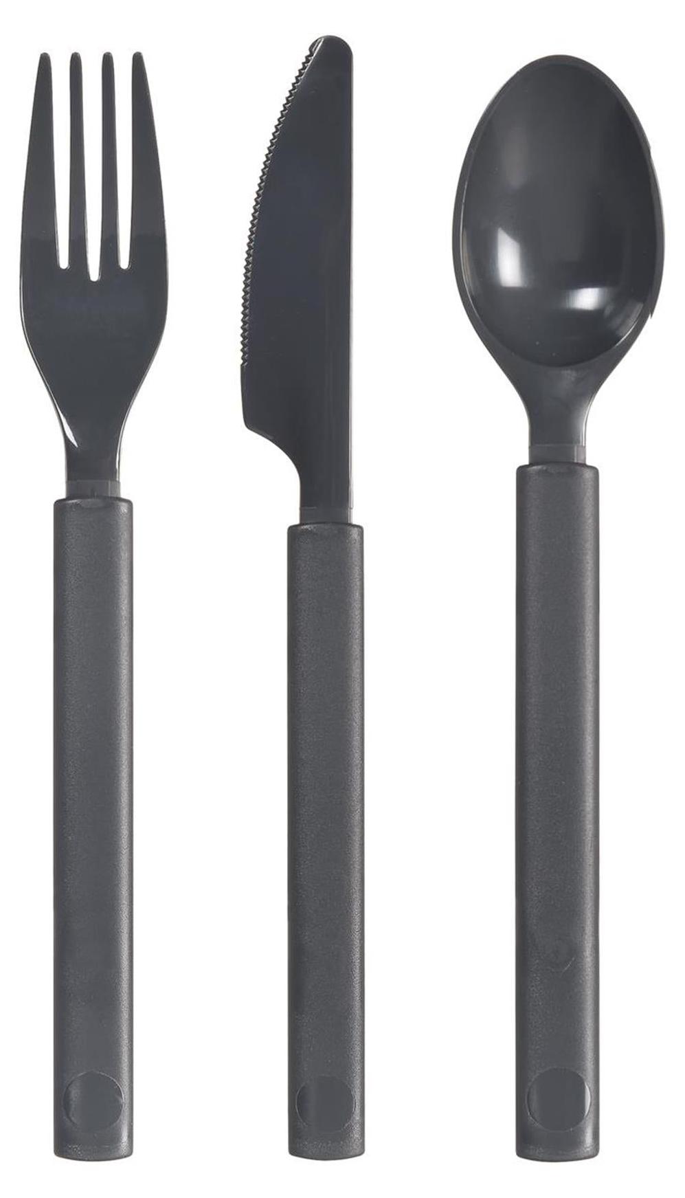 Duni Plastikbesteckset 6-teilig Granit