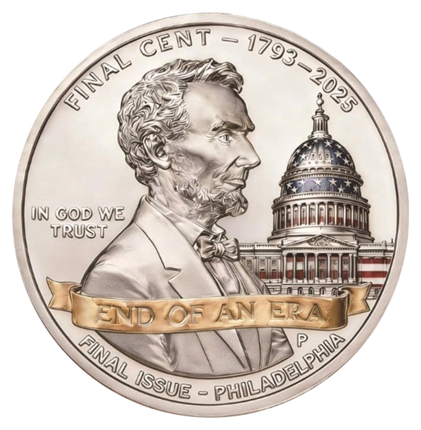 Bremen Gedenkmünze „Letzter Cent“ – Ende einer Ära – Penny-Gedenkmünze – 3D-gravierte, unzirkulierte Challenge Coin – Symbolisches Andenken an den letzten Penny 4669931