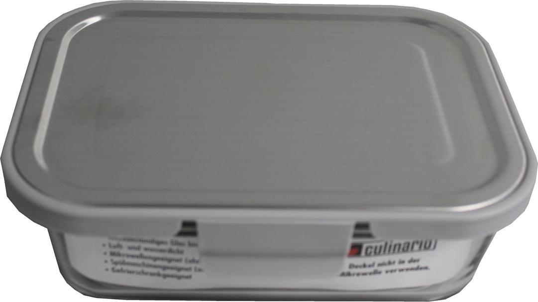 Frischhaltedose Grau 1 Liter Glas mit Kunststoffdeckel neuetischkultur