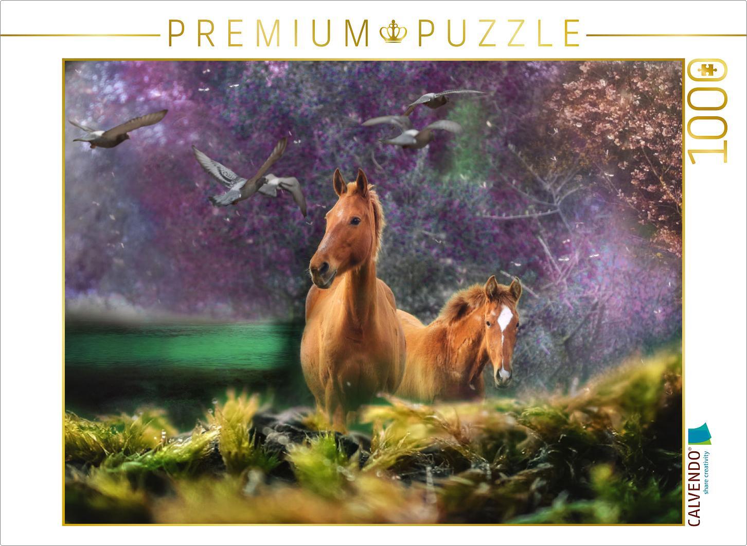 CALVENDO Puzzle Stärke hat es nicht nötig Schwäche auszunutzen. **Helga Schäferling 1000 Teile Puzzle quer | 1000 Teile Lege-Größe 64x48cm Foto-Puzzle für glückliche Stunden