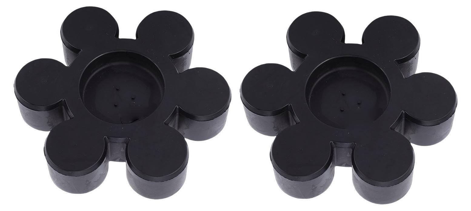 TWO TREES 2 Stück Gummi-Dämpferkupplungen 6M6-4581J-00-00, schwarz, Ersatz für Waverunner III 650 und Superjet 650