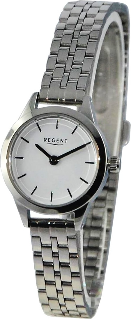 Dámske náramkové hodinky Regent s kovovým remienkom strieborné D2UR2251590
