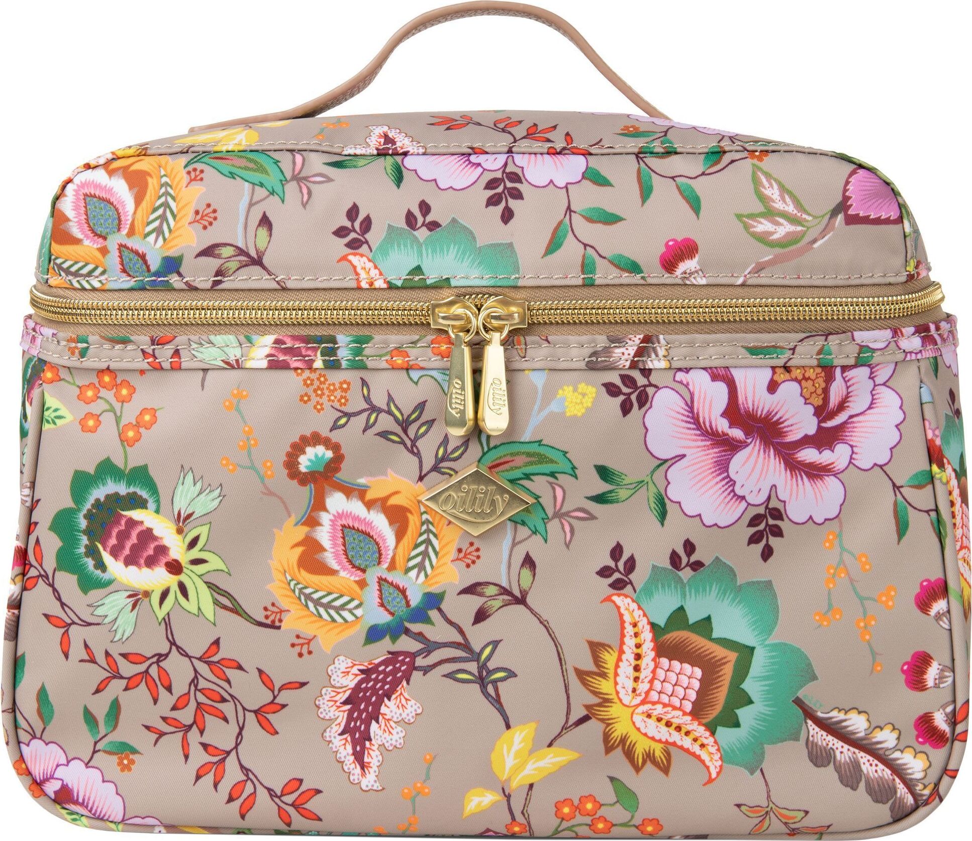 Trousse De Maquillage Oilily Cathy Travel Kit Avec Crochet - Multicolore Surf Spray, Neuve
