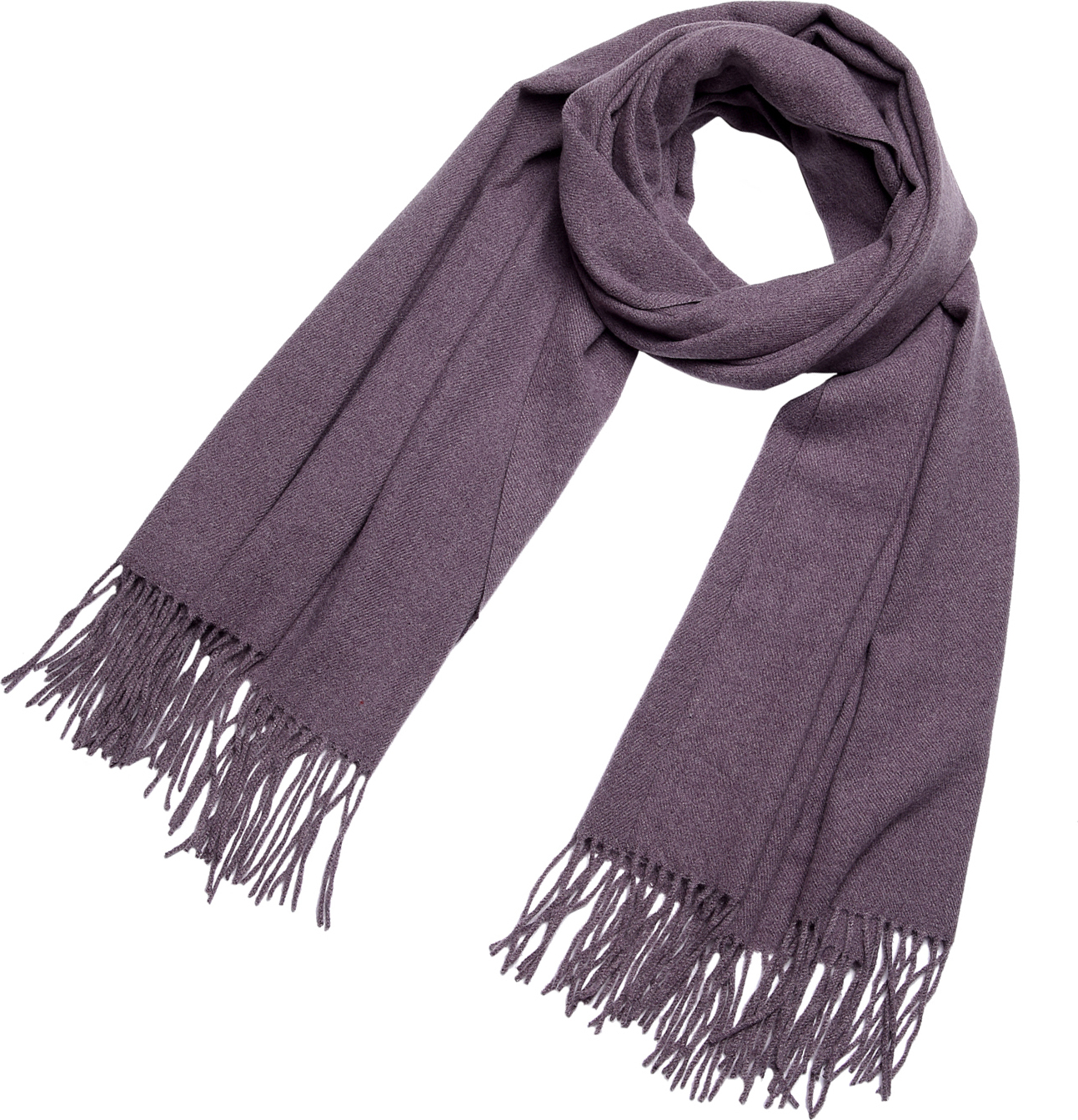 DonDon Damen Winter-Schal groß und flauschig 200 x 70 cm - Violett DO-SCH013