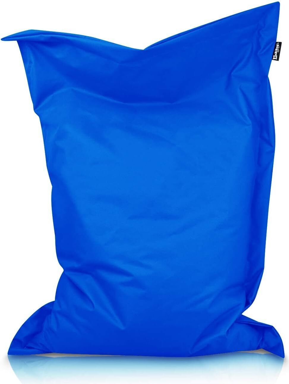 BuBiBag Sitzsack Sitzsack Rechteck mit rand Sitzkissen Bean Bag Große & Farbe wählbar Blau 70x70cm