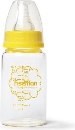 Fissman Babyflasche, Borosilikatglas, 5,5x14 cm, 120 ml