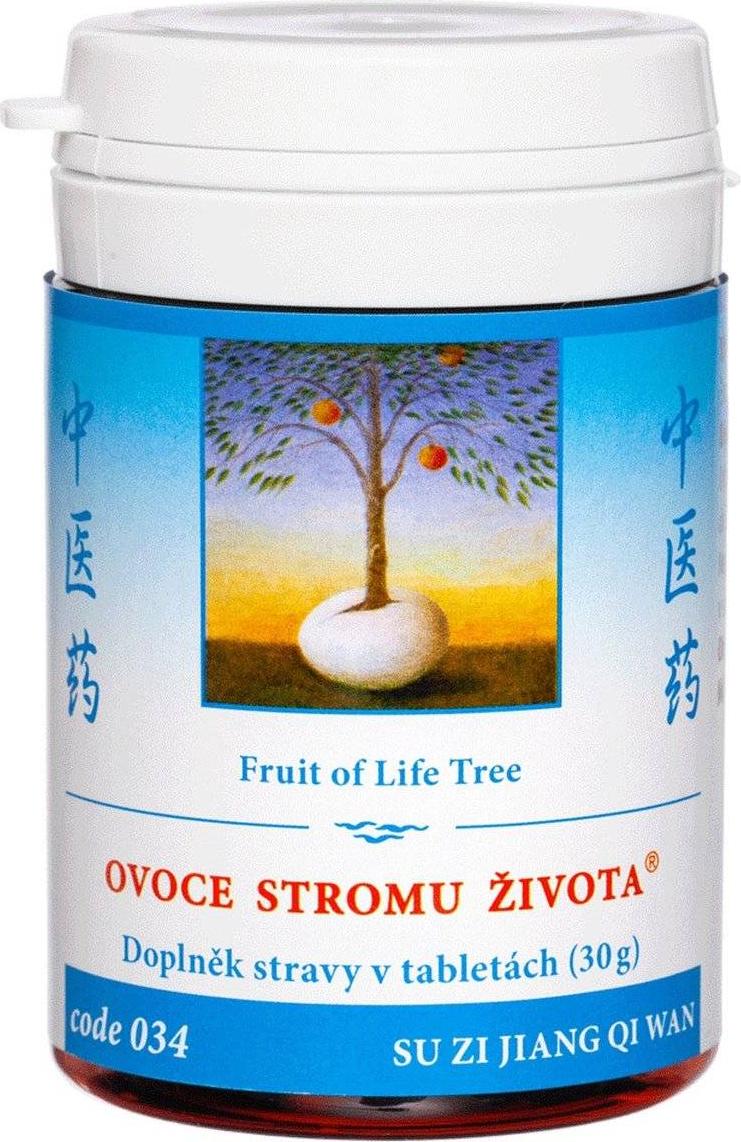 TCM Herbs 034 Obst vom baum des lebens (SU ZI JIANG QI WAN), 100 tbl