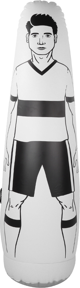 Gistuch Aufblasbare Fußballtrainingswand, tragbarer Schusstraining-Block, Übungsgerät für Solo-Training