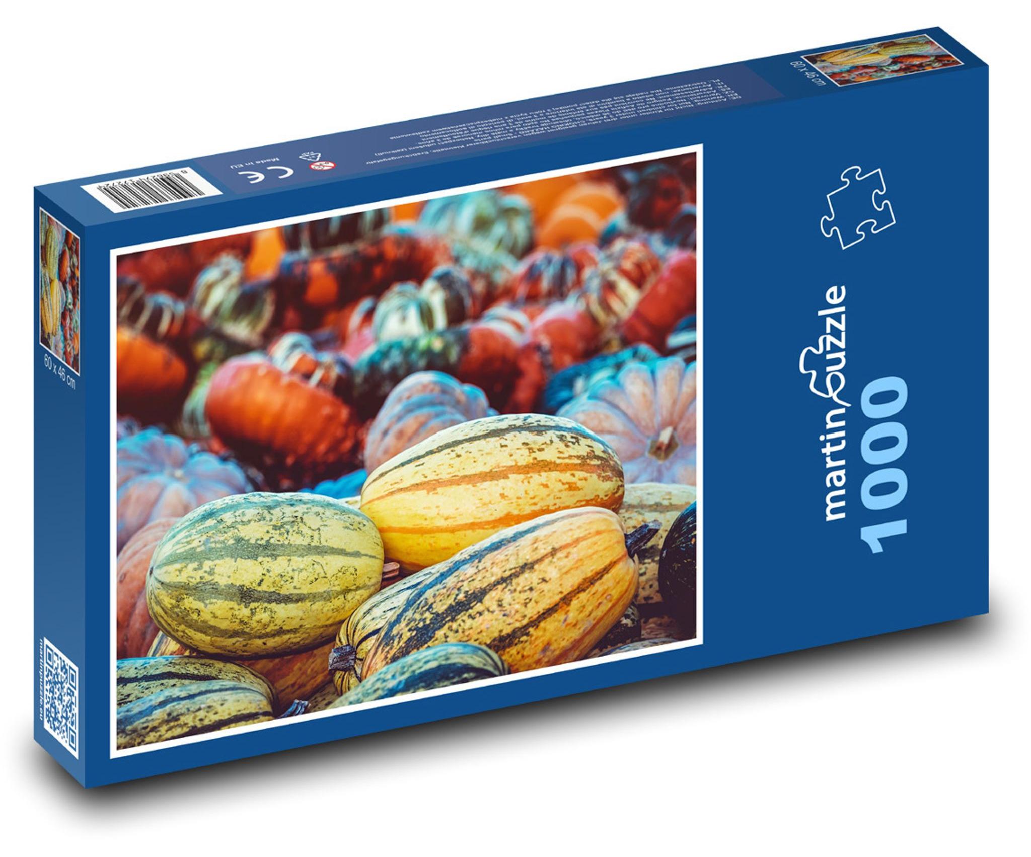 MCprint Puzzle 1000 Herbstliche Kürbisernte - martinpuzzle