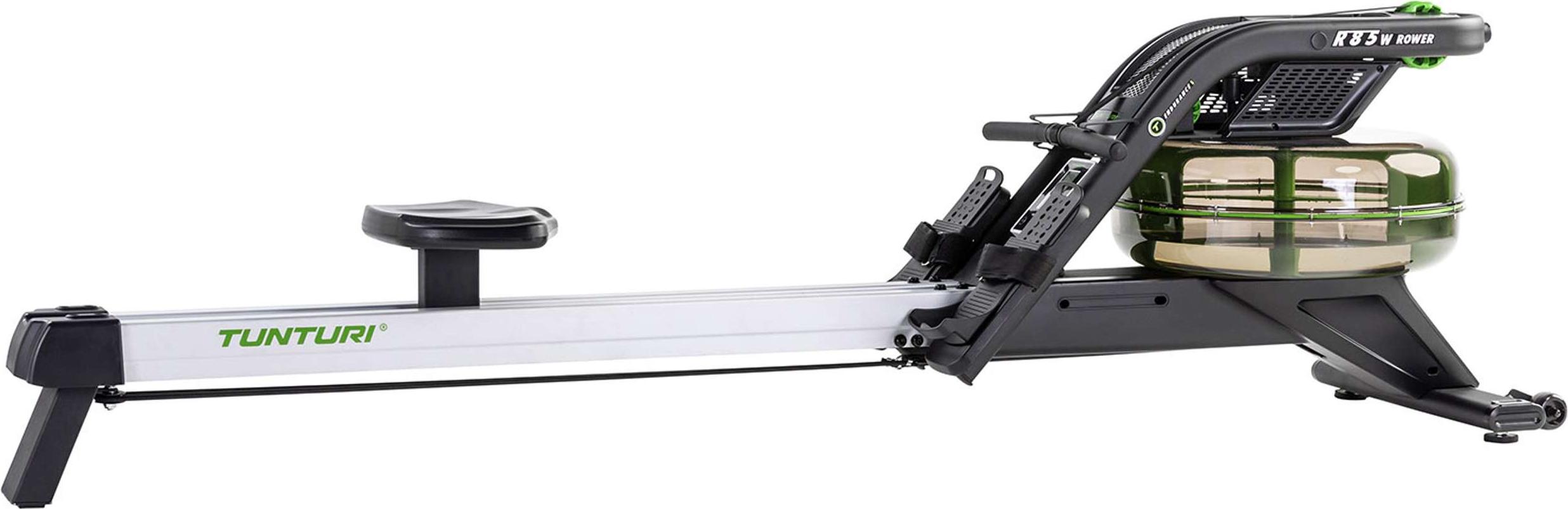 Tunturi Rudergerät R85W Signature, Rudermaschine mit 8 Programmen, Ruderergometer mit Wasser 18TRW85000