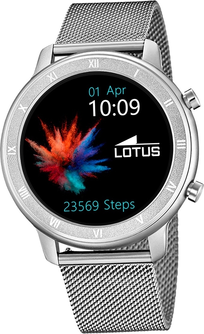 Pánske hodinky Lotus Smartwatch Smartwatch z nehrdzavejúcej ocele strieborné D2UL50037/1