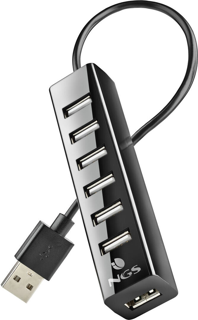 Rozbočovač USB NGS IHUB7 TINY Schwarz