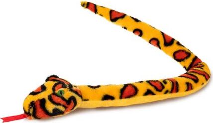 Semo Plüschtier Schlange 100 cm, gelb rot, Kuscheltiere Stofftiere Schlangen Reptilien Kriechtiere SNO-39LY05