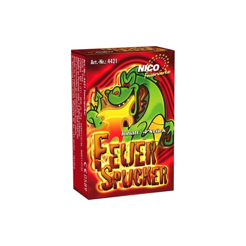 Sonstige 4er Feuerspucker Minivulkan, Kl.1, 10 Set 112940