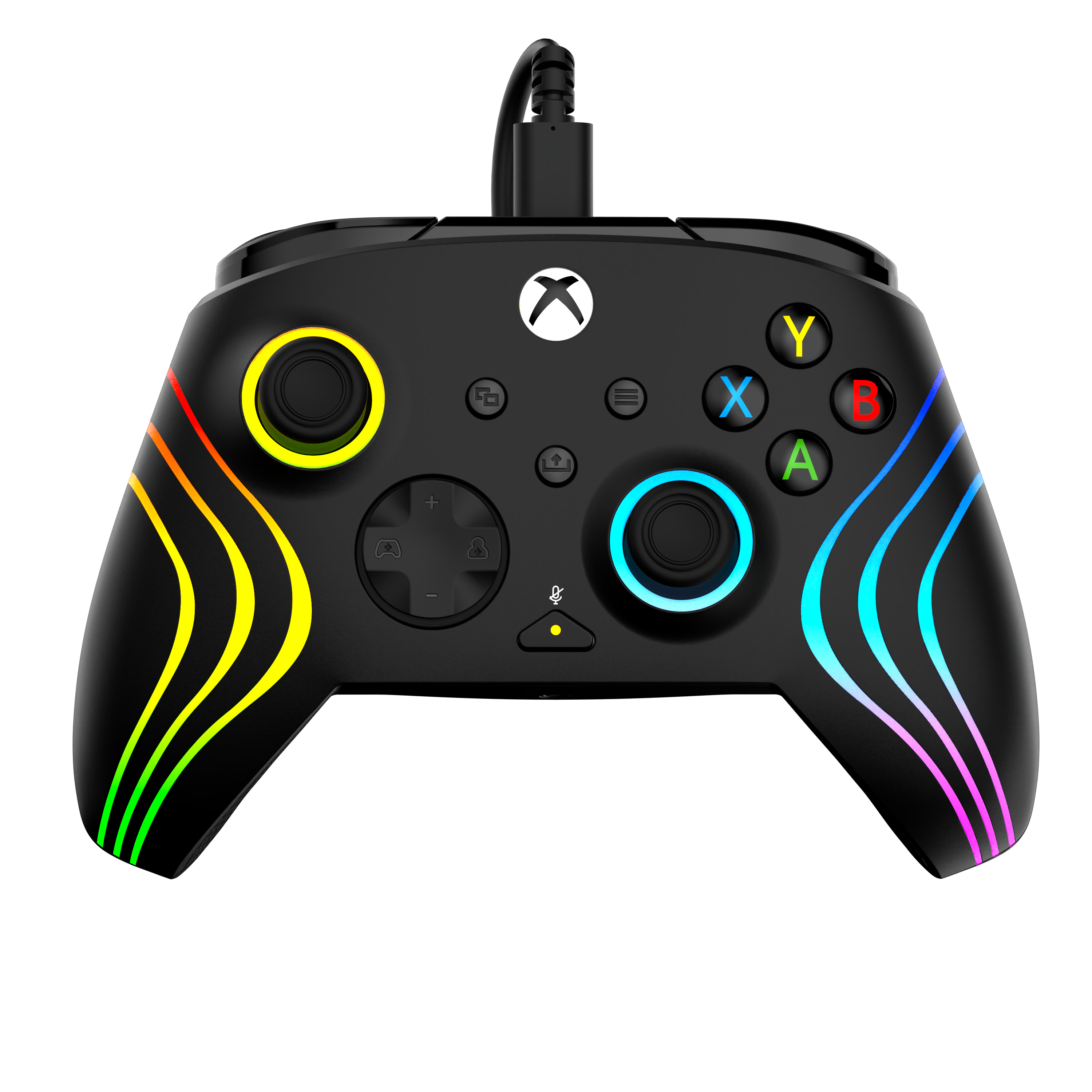 Turtle Beach Afterglow Wave, Gamepad, PC, Xbox, Xbox One, Xbox Series S, Xbox Series X, D-pad, Tlačidlo možnosti, Viacfarebný, Kábel, USB