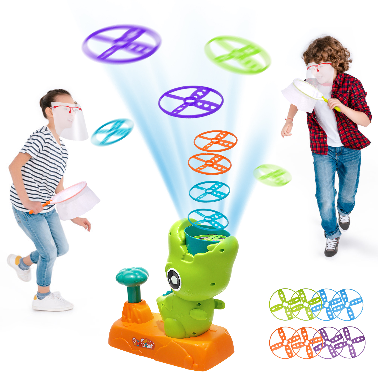 8 Stück Fliegende Untertassen - Weiche Wurfscheiben Für Garten, Strand & Park