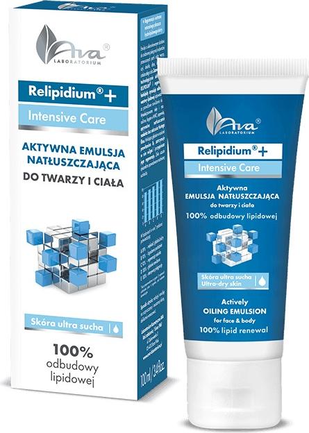 Ava Laboratorium Relipidium+ Aktywna emulsja natuszczajca do twarzy i ciaa, 100 ml