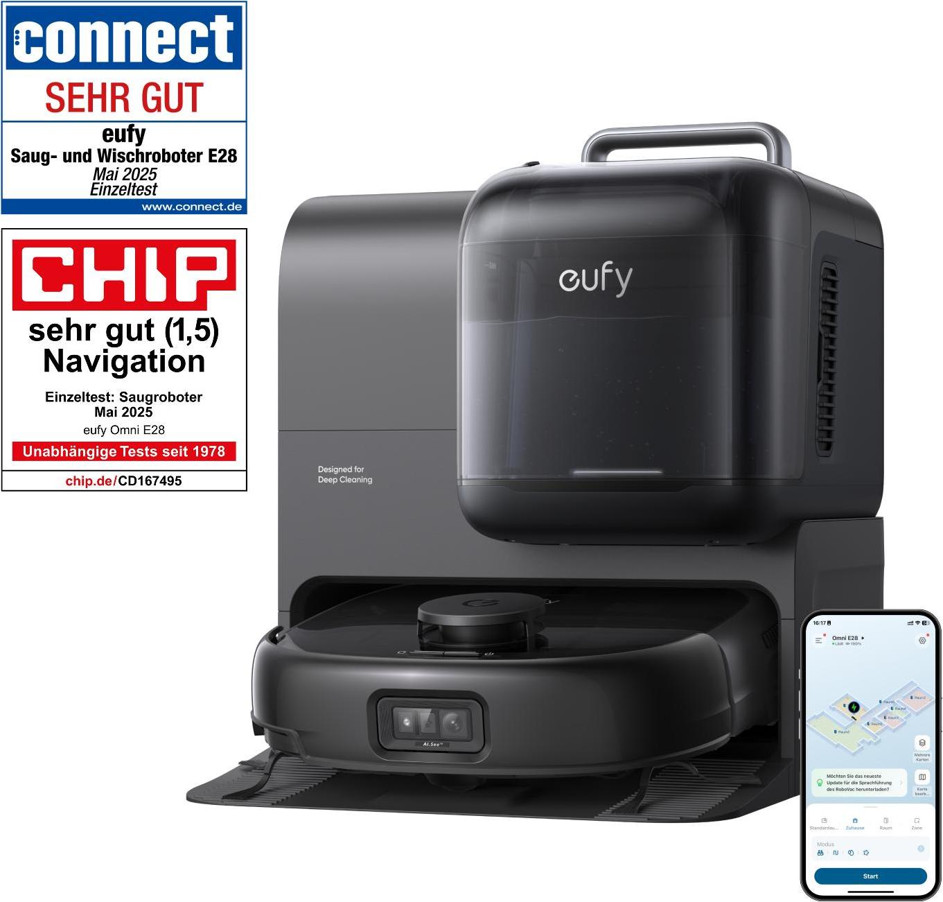eufy Saug- und Wischroboter Omni E28 E28
