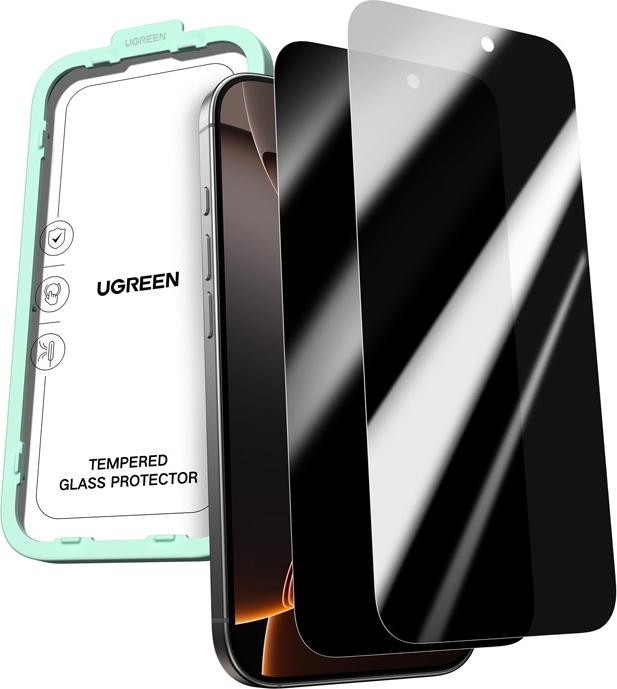 Ugreen Sp1155 Privacy Toughening Glas für Iphone 17 Pro (2 Stk.)