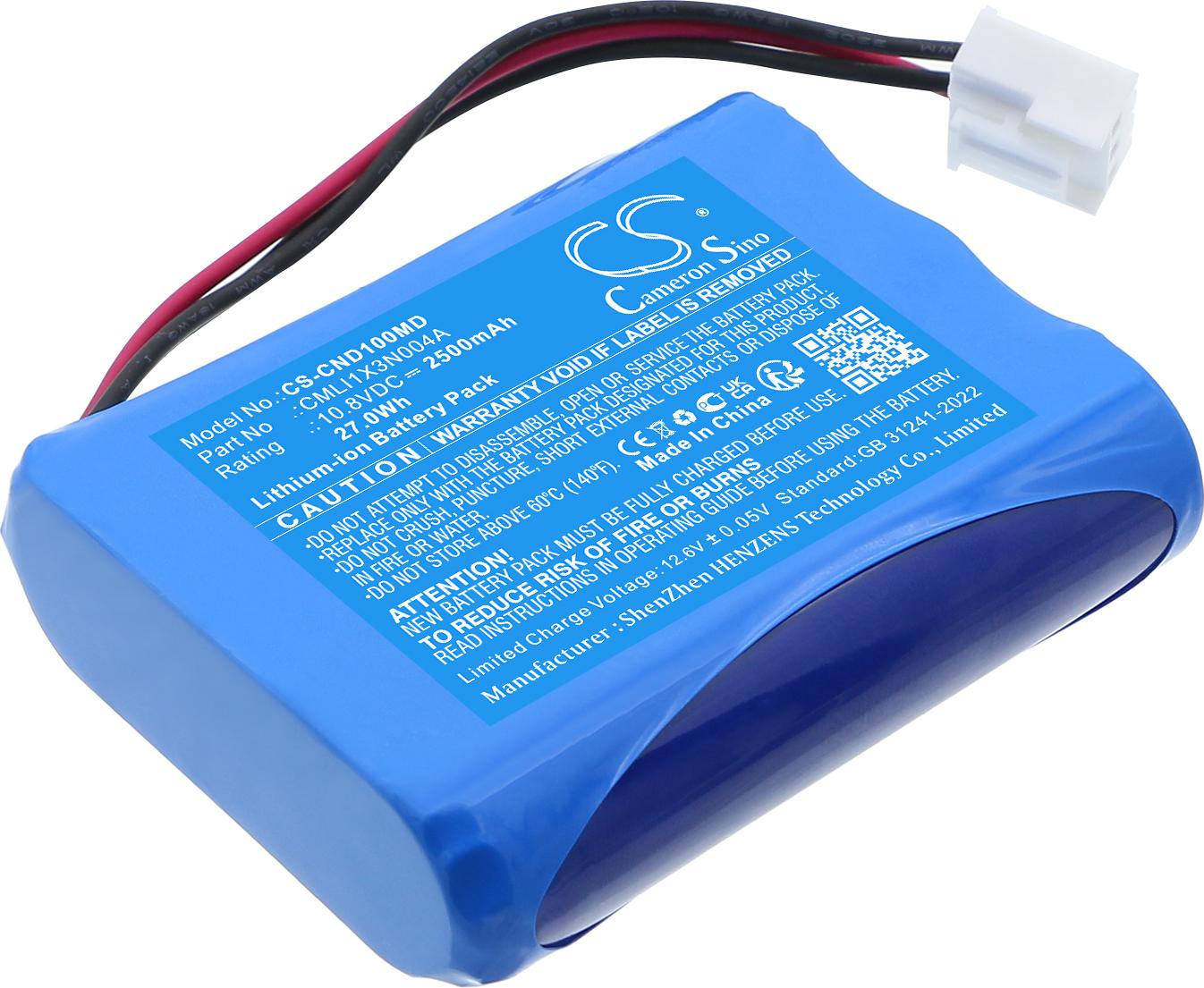 TECHTEK Akku Kompatibel mit [COMEN] ND10 Monitor, ND10A Monitor, ND10C Monitor, ND10S Monitor, ND12 Monitor, ND12A Monitor, ND12C Monitor, ND12S Moni