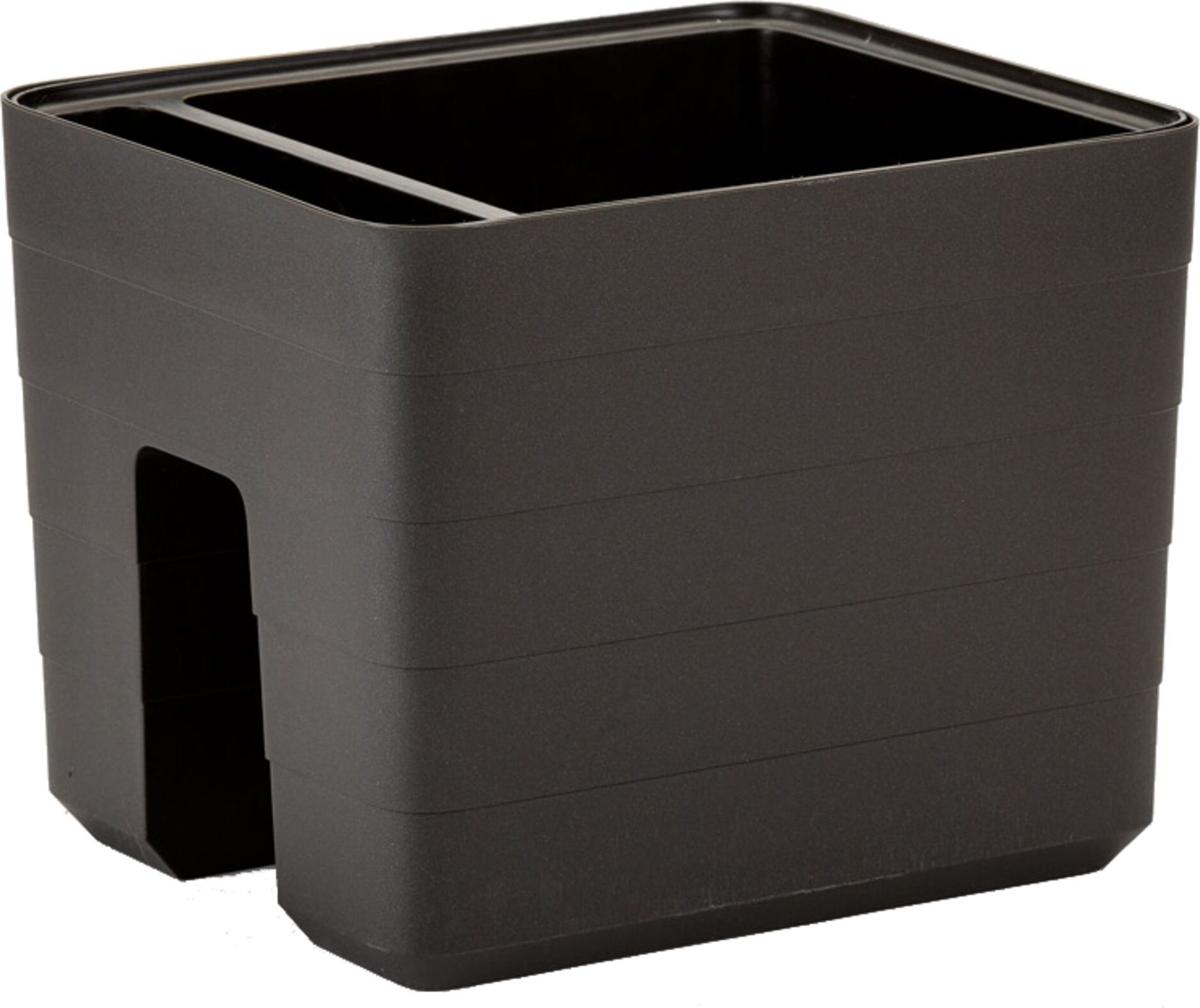 Plastia Fioriera Narcis In Plastica ø 40cm - Colore Antracite, Per Interni/Esterni, Da Forare Per Drenaggio - 5