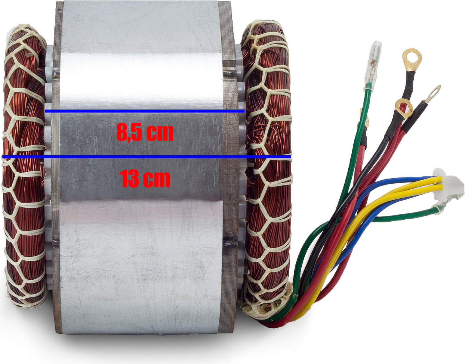 Machtmann Stator Rotor Anker Generator mit 3 Phasen, Passend für 4-Takt Motoren, 2, 2 kVA