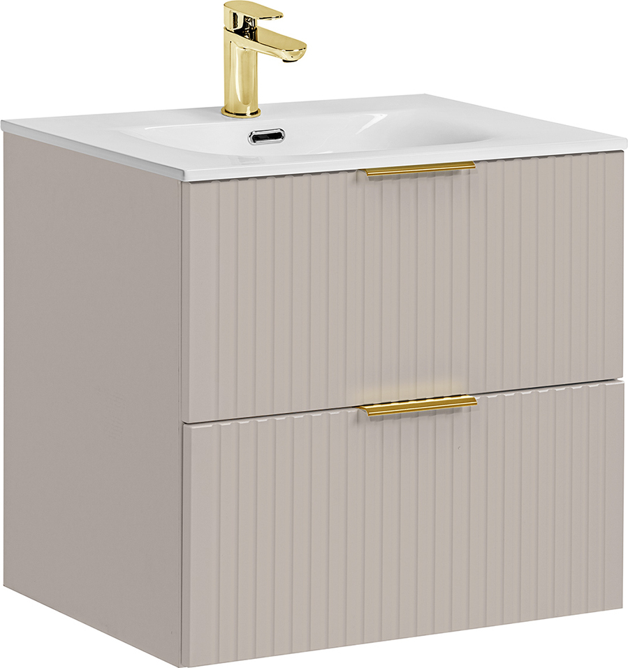 Lomadox Waschtisch 60cm, in kaschmir, ADELAIDE-56-CASHMERE LA56-ADELAIDE-56-CASHMERE-SET7