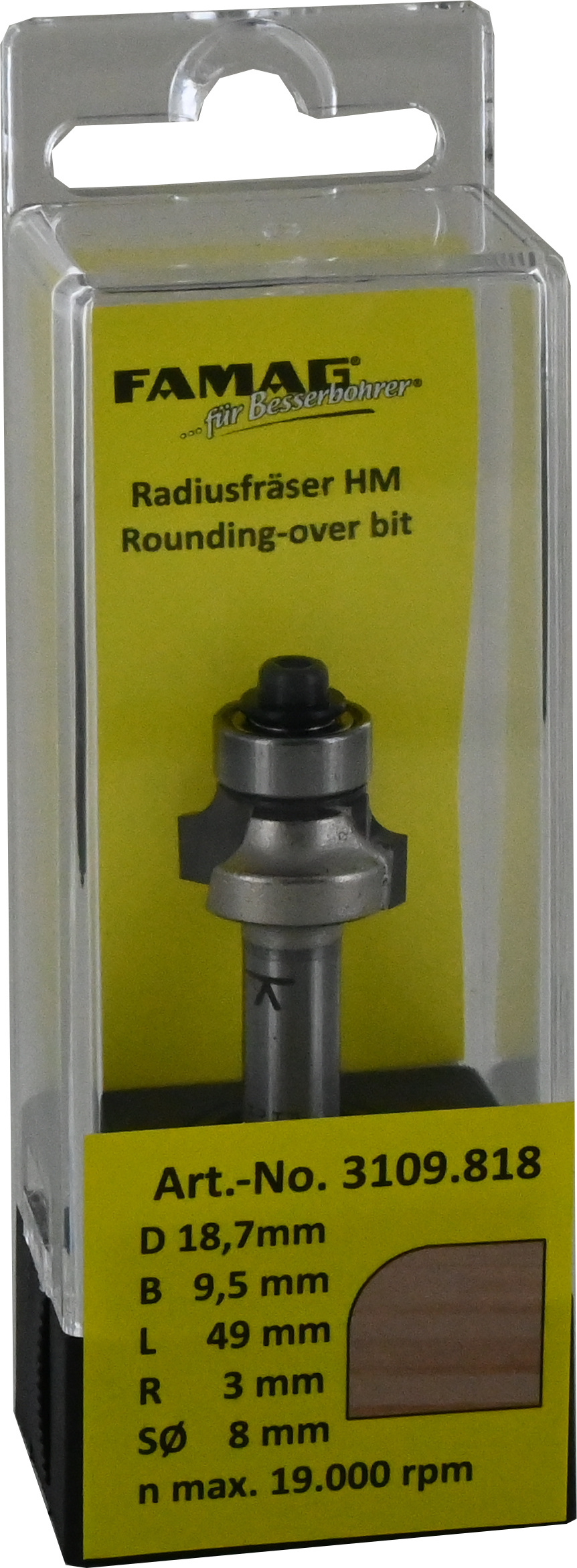 FAMAG 8-częściowy 109 - Frez do płaszczyzn 31 | Kaufland.pl