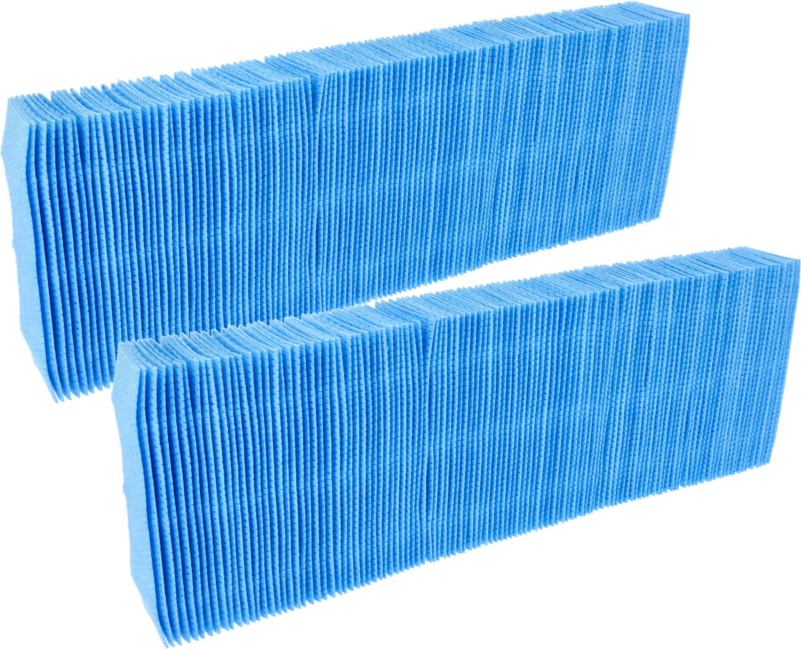Trade-Shop 2 Filtri Di Ricambio Per Umidificatore Soehnle AirFresh Hygro 500 - Lavabili In Fibre Naturali, 45x15,5 Cm, Turchese - 2