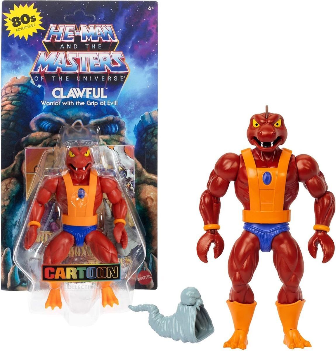 Mattel HYD39 - Masters of the Universe - Clawful Actionfigur mit 16 beweglichen Gelenken, ca. 14 cm 15