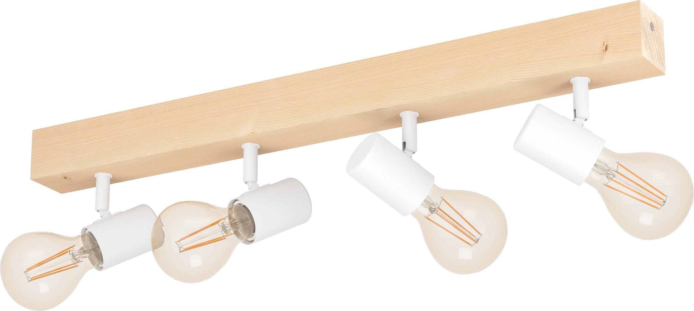 EGLO TOWNSHEND 3 Spot - L63 x B5 cm - braun, weiß - 4X60W exkl. - IP20 99485