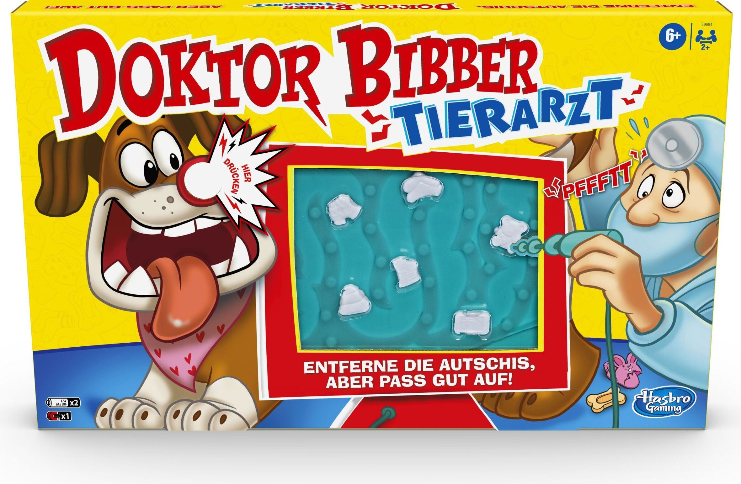 Hasbro Gaming, Doktor Bibber Tierarzt, E9694100