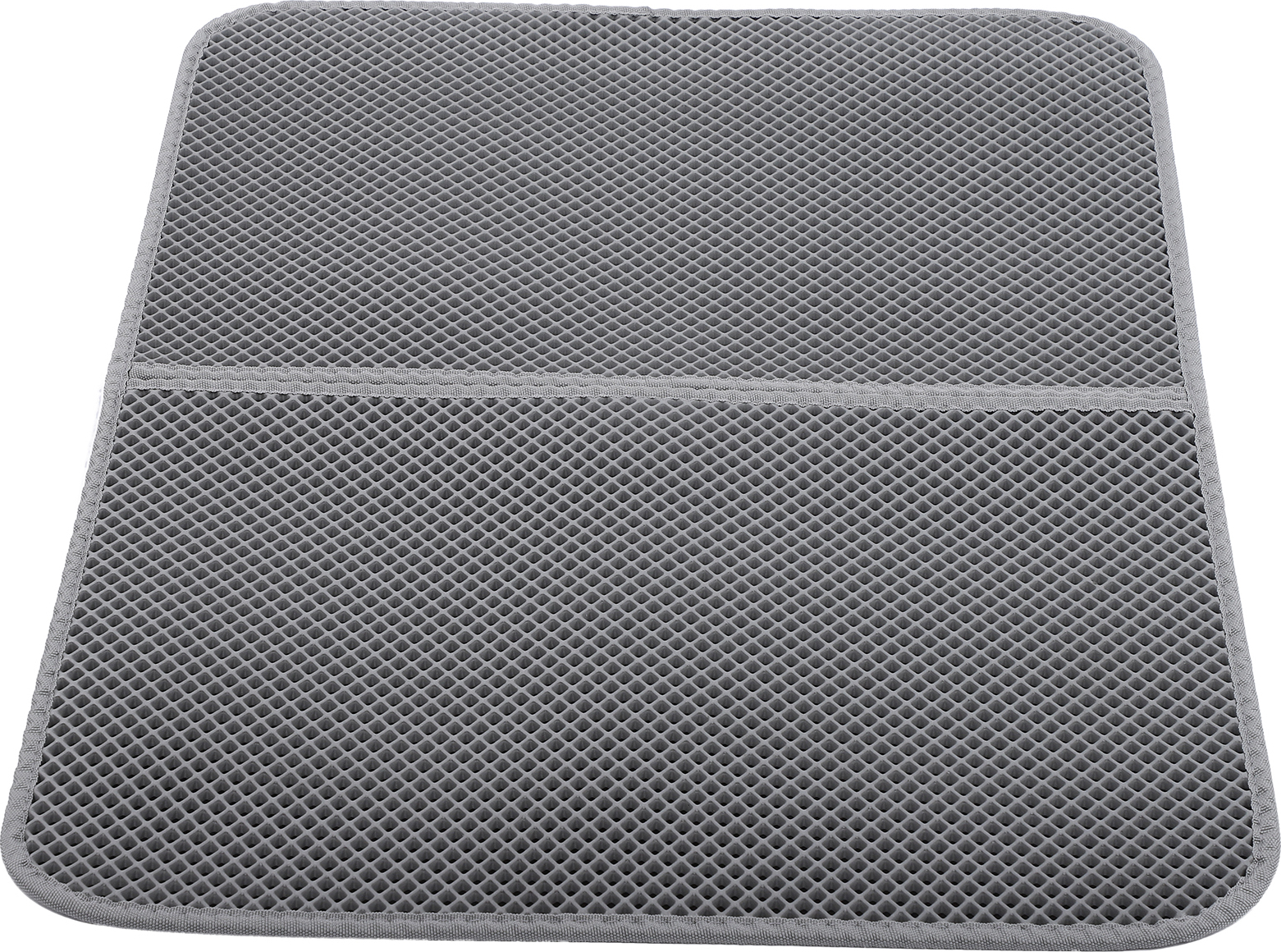 Cocosity Katzenstreu-Matte,Doppellagige Katzenstreu-Matte,Katzenstreu-Fangmatte,Streu-Kontrollmatte,Anti-Rutsch Katzenstreu-Matte