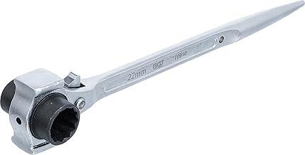 Akhan BGS 70910 | Gerüstbauer-Knarre | 3-in-1 | SW 19 x 22 mm | Gerüstbau-Ratsche 174846907