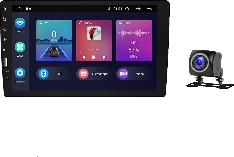 Autorádio, multimediálny video prehrávač, Bluetooth GPS, 9 Zoll 2 32G AHD