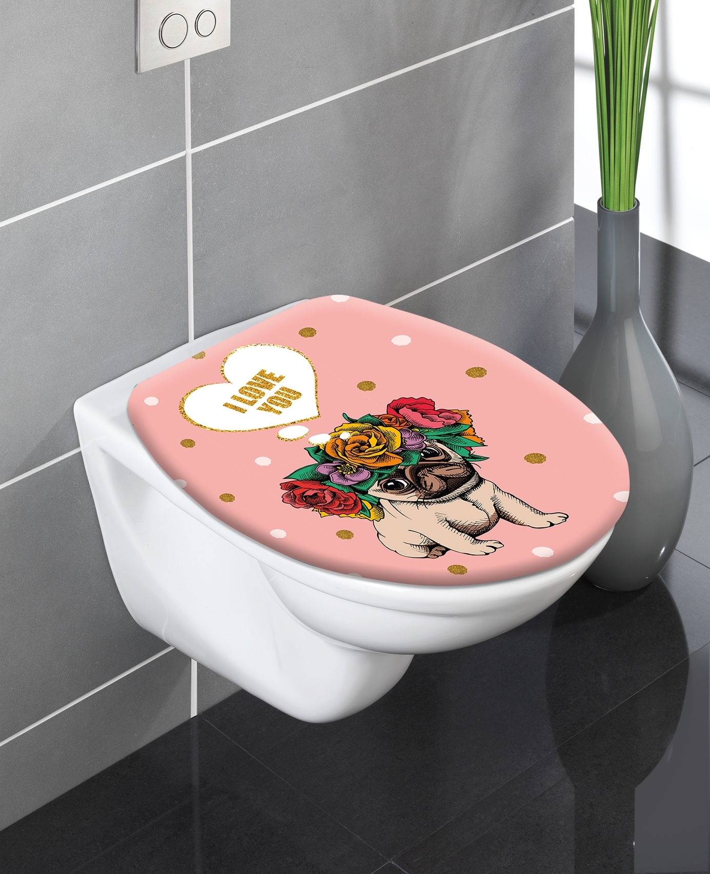 Maximex WC Sitz Toilettendeckel Toilettensitz Motsie Thermoplast