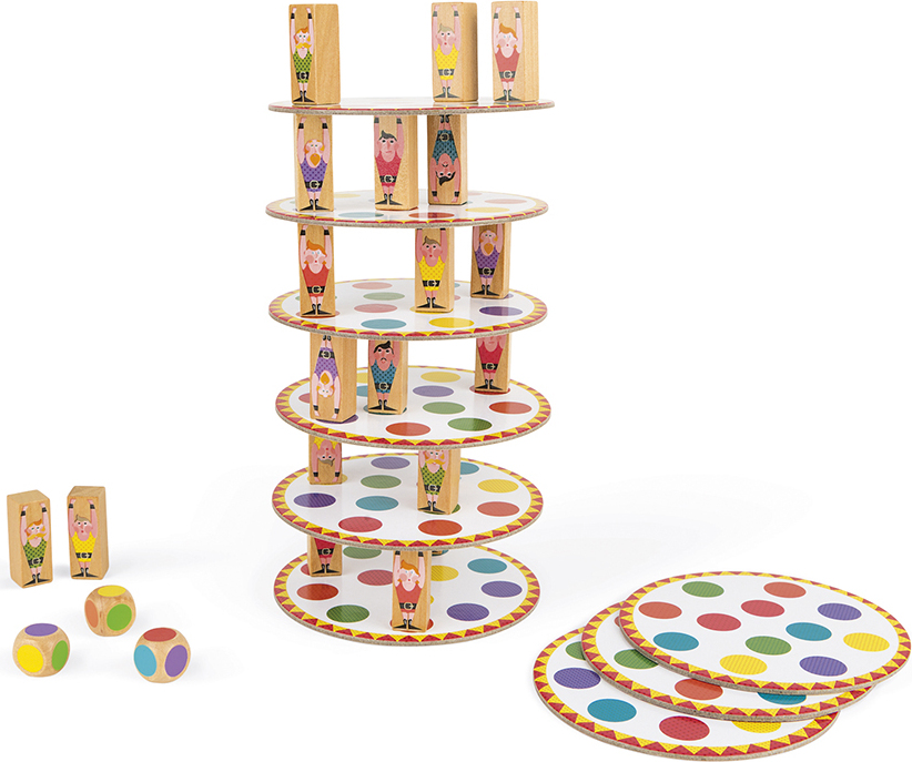 Janod - Acrobat' Geschicklichkeits- und Strategiespiel J02757