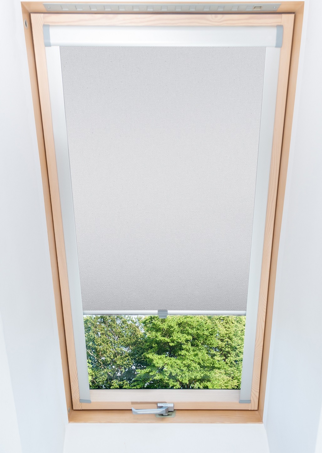 Tenda Oscurante VELUX Per SK06 - Grigio Con Guide Grigie