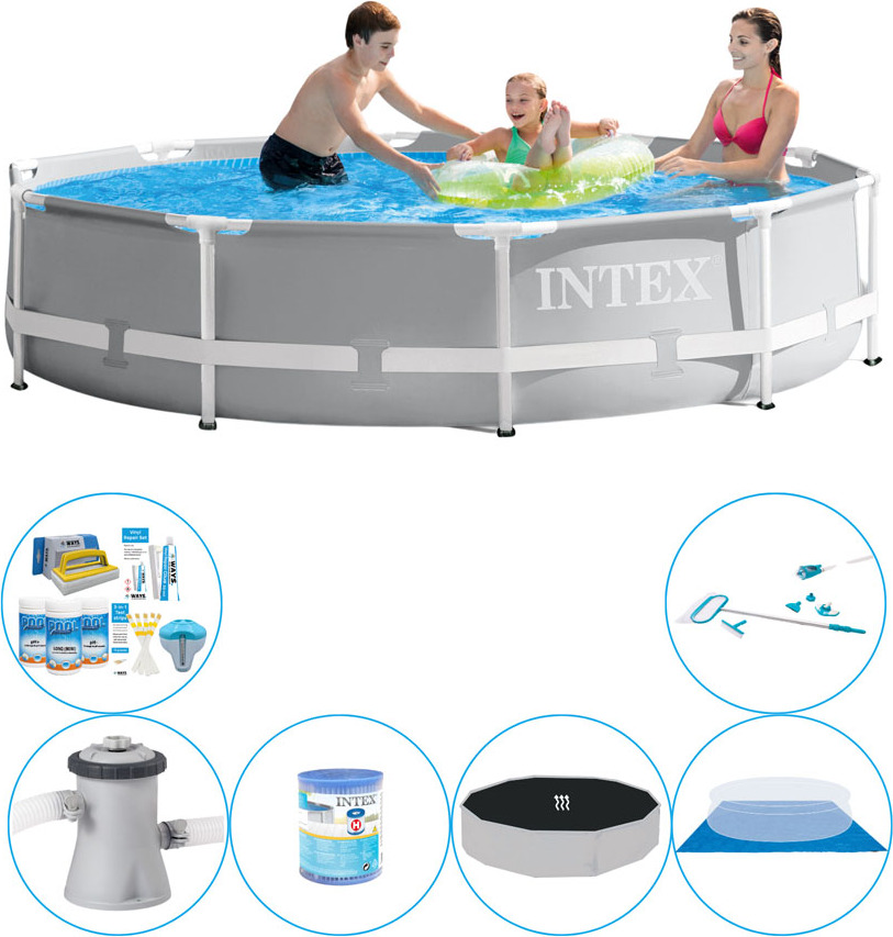 Intex Prism Frame 305x76 cm Round - Kombinovaný set pre bazény