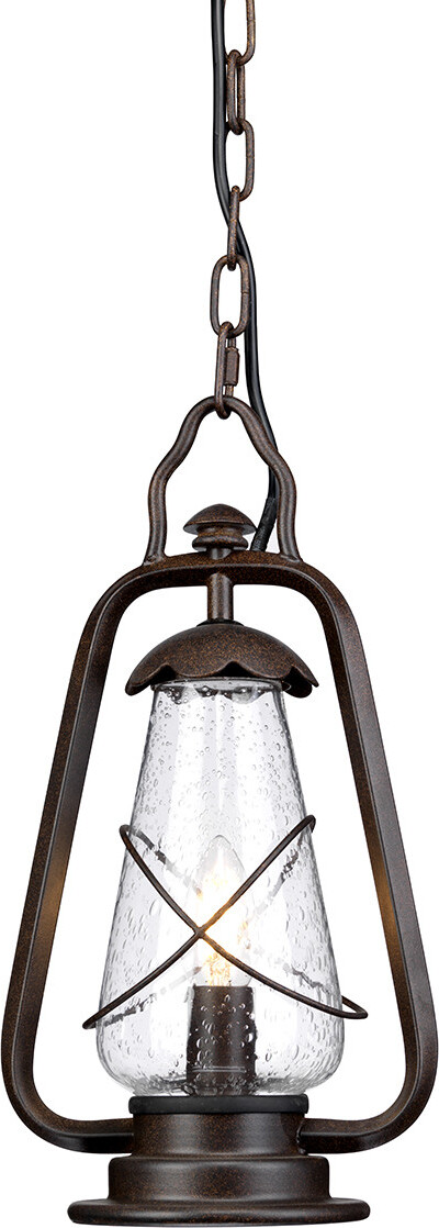 Elstead Lighting Elstead Miners Außen-Hängeleuchte E27 Alte Bronze IP44 MINERS-CHN
