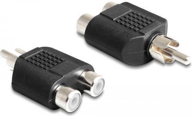 DELOCK Cinch Adapter 2x Cinch -> 1x Cinch Bu/St 84499