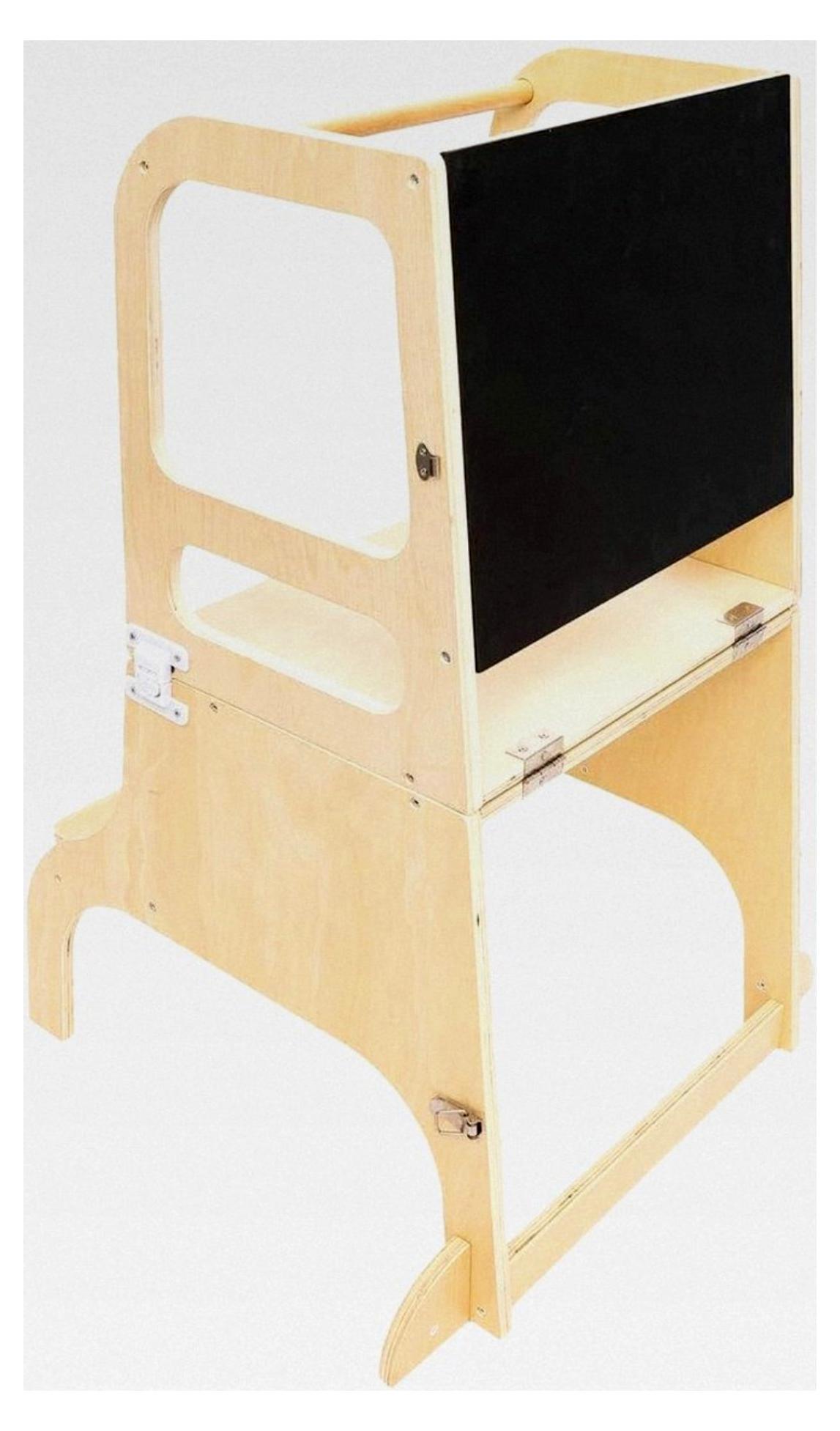 Markenlos Kinderbeobachtungsturm alba 3 in 1 aus Holz, h91cm